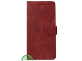 Rood Bookcase Hoesje voor iPhone 17 Pro / Pro Max &ndash; Functionele Bescherming met Stijl