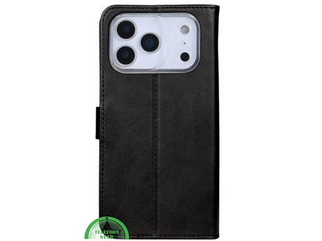 Bookcase Hoesje iPhone 17 Pro / Pro Max Zwart - Functioneel Design