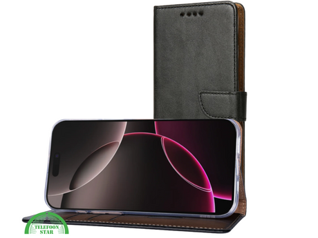 Bookcase Hoesje iPhone 17 Pro / Pro Max Zwart - Functioneel Design
