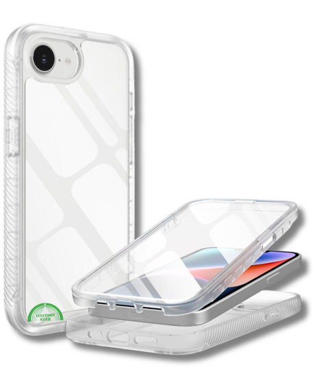 iPhone 17e Hoesje Doorzichtig Slanke Transparante Beschermcase 360&deg; Bescherming
