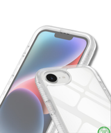 iPhone 16eTransparant Hoesje 360&deg; Bescherming Crystal Clear Shockproof Back Cover