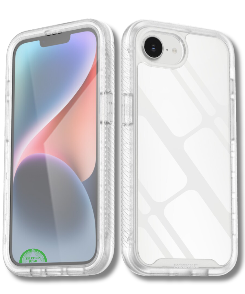 iPhone 17e Hoesje Doorzichtig Slanke Transparante Beschermcase 360&deg; Bescherming