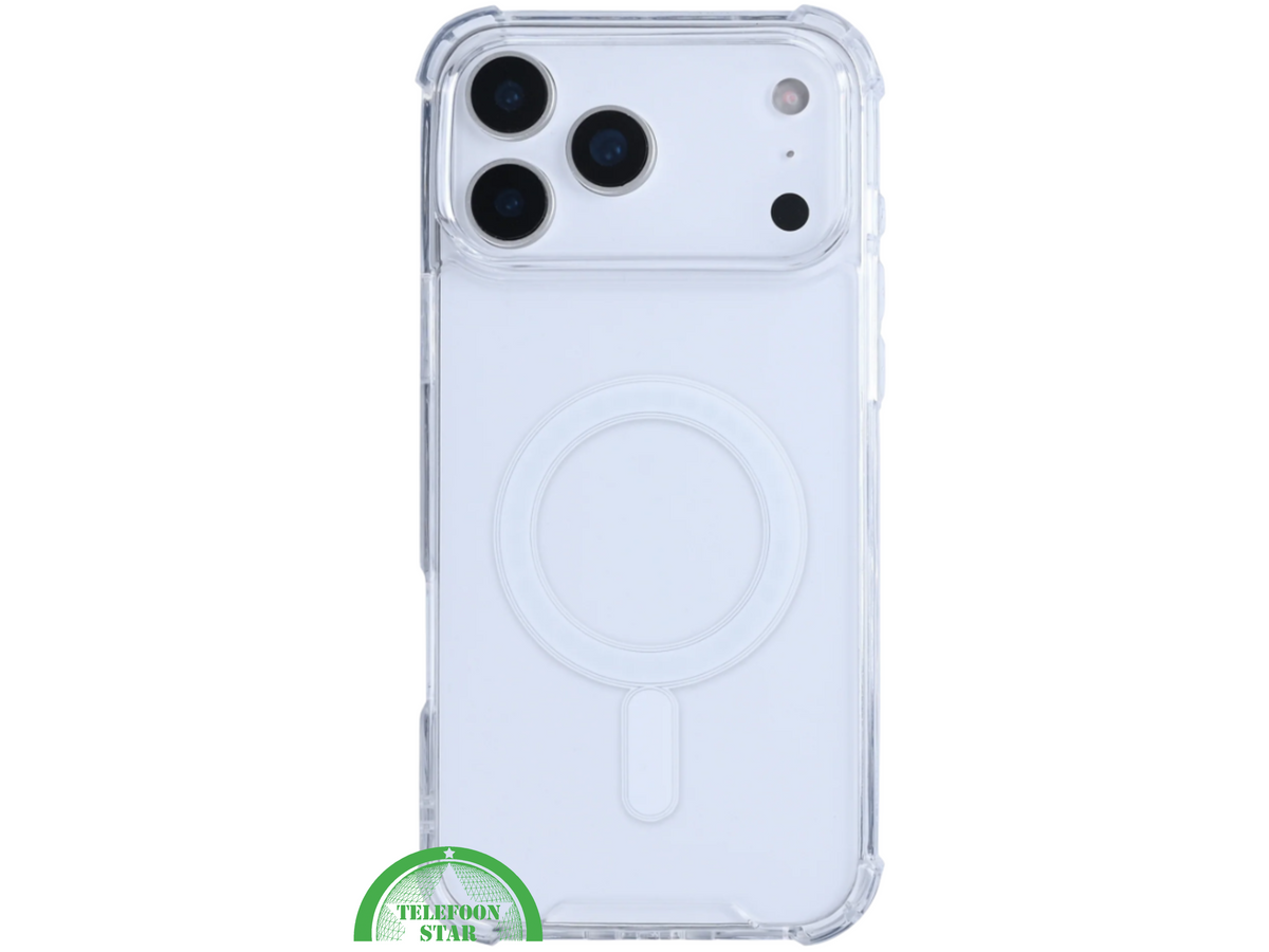Transparant iPhone 17 Pro / Pro Max Hoesje met MagSafe – Sterke Backcover
