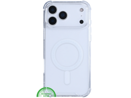 Transparant iPhone 17 Pro / Pro Max Hoesje met MagSafe &ndash; Sterke Backcover