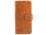 2-in-1 Luxe Bookcase Hoesje Bruin – Magnetisch iPhone Hoesje