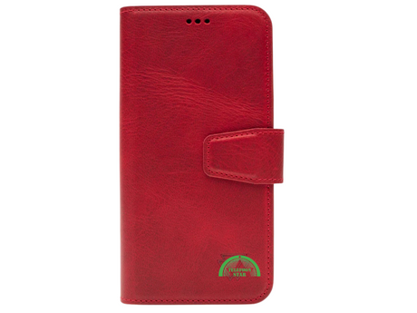 2-in-1 Luxe Bookcase Hoesje Rood – Magnetisch iPhone Hoesje