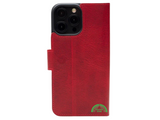 2-in-1 Luxe Bookcase Hoesje Rood – Magnetisch iPhone Hoesje