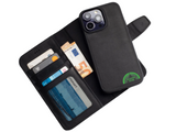 2-in-1 Zwart Bookcase Hoesje iPhone – Magnetisch Wallet Hoesje