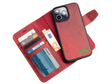 2-in-1 Luxe Bookcase Hoesje Rood – Magnetisch iPhone Hoesje