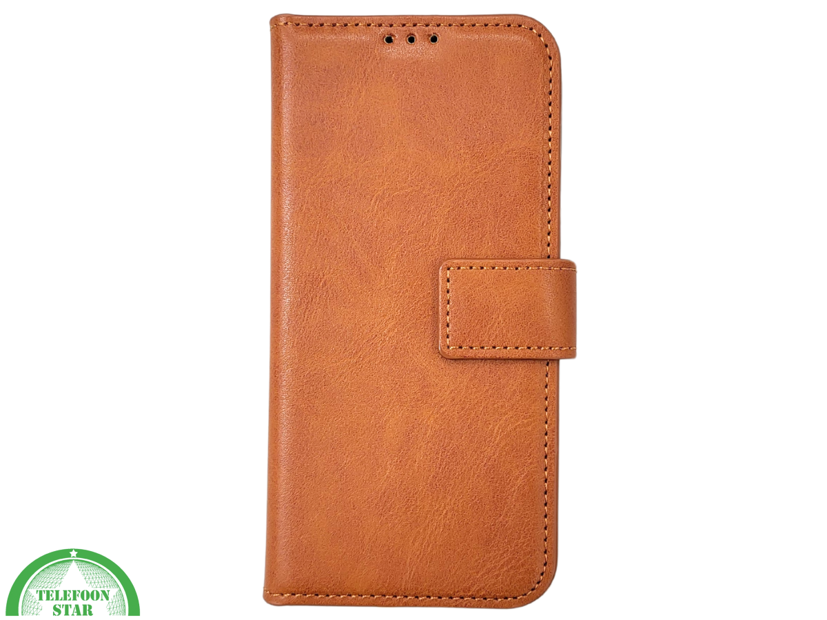 Bookcase Hoesje iPhone 17 Bruin – Luxe Bescherming & Pasjeshouder