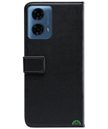 Bookcase Hoesje voor Motorola Moto G85 Zwart met Magnetische Sluiting