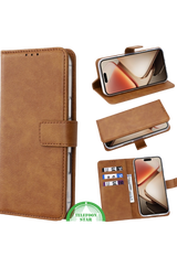 Hoesje voor Motorola G86 Wallet Bookcase Bruin