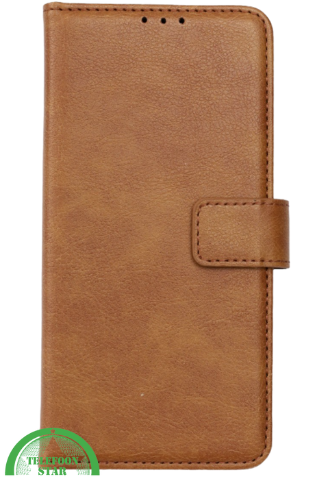 Hoesje voor Motorola G86 Wallet Bookcase Bruin