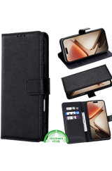 Bookcase Hoesje voor Motorola G56 Zwart