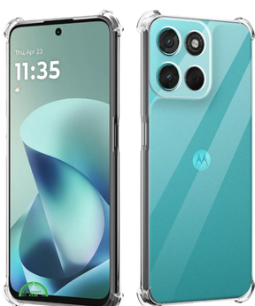 Hoesje voor Motorola Moto G57 Power Transparant Anti-Shock