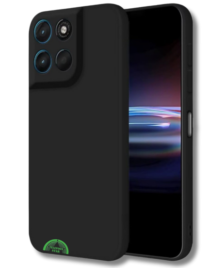 Hoesje voor Motorola Moto G57 Power Zwart Siliconen