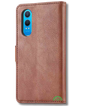 Bookcase Hoesje Bruin OnePlus Nord CE 4 Lite Stevig en comfortabel in de hand