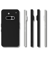 Nothing Phone 3a 5G Hoesje Matte Soft TPU Beschermhoes Zwart