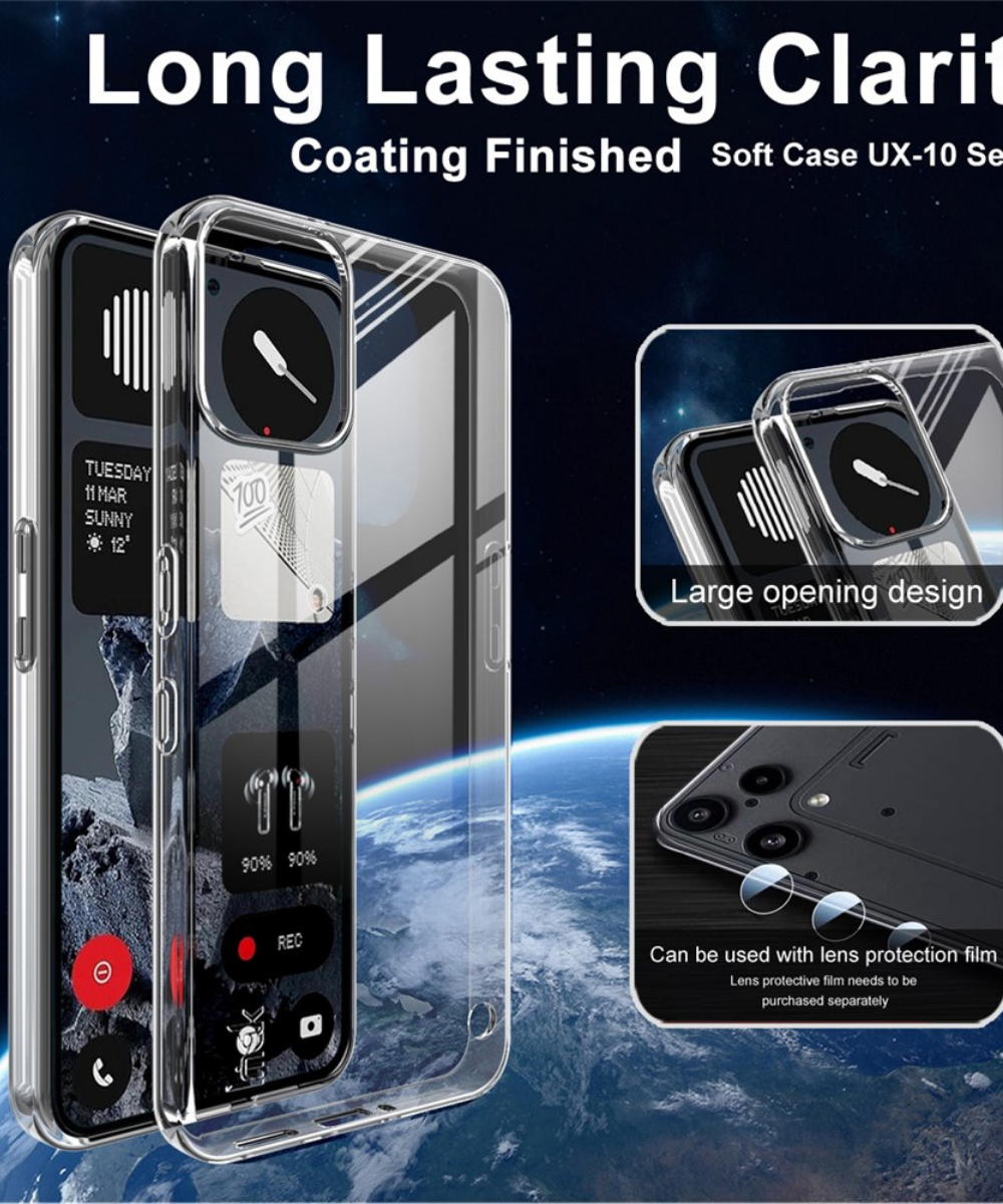 Nothing Phone (3a) Lite 5G Hoesje Transparante Soft TPU Back Cover