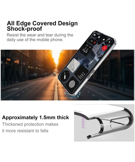 Nothing Phone (3a) Lite 5G Hoesje Transparante Soft TPU Back Cover