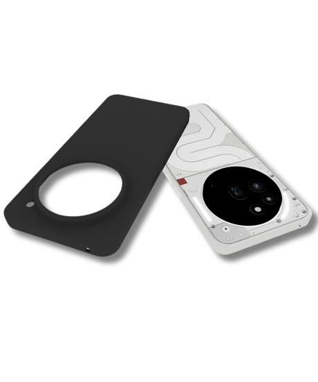 Nothing Phone 3a Pro Zwart Mat TPU Hoesje Minimalistisch, Elegant en Beschermend