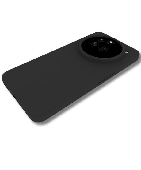 Nothing Phone 3a Pro Zwart Mat TPU Hoesje Minimalistisch, Elegant en Beschermend
