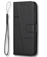 Nothing Phone 4a Zwart Wallet Hoesje met Standaardfunctie 360 graden volledige bescherming