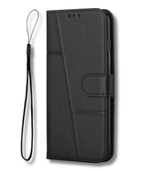 Nothing Phone 4a Pro Zwart Wallet Hoesje met Standaardfunctie 360 graden volledige bescherming