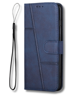 Nothing Phone 4a Pro Blauwe Bookcase Hoesje met Standaardfunctie 360 graden Dagelijks, zakelijk en privé