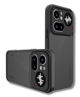 Nothing Phone 4a Pro MagSafe Hoesje Mat Zwart Transparant met Magnetische Ondersteuning