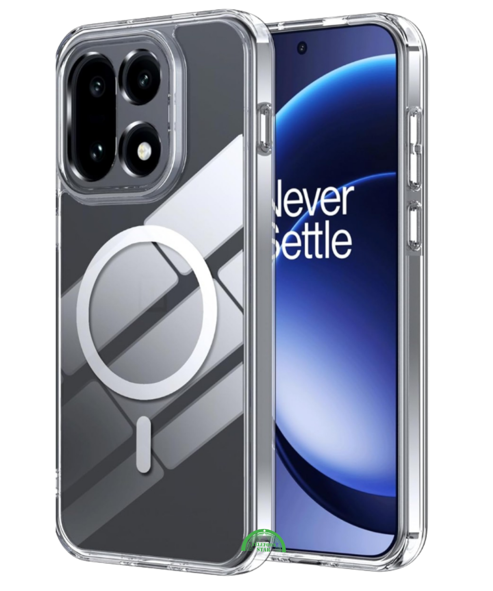 Hoesje OnePlus 15 Transparant MagSafe-Style Slank, lichtgewicht en nauwkeurig