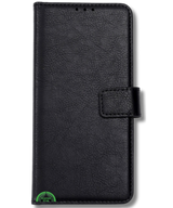 Hoesje voor OnePlus 15R Zwart Bookcase Kunstleer met Pasjeshouder