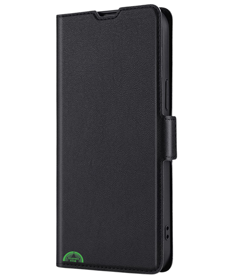 Google Pixel 10a Bookcase Hoesje Zwart Leren Look Met Pasjeshouder