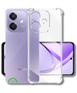 Hoesje voor Oppo A3x 5G Antishock Case Hoogwaardige bescherming Transparant