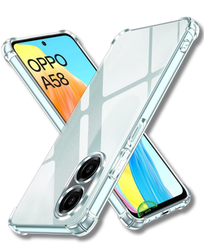 Hoesje voor Oppo A58 4G Transparant Anti-Shock