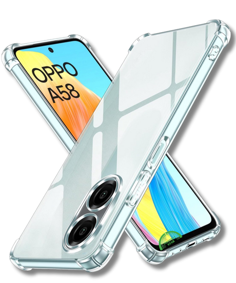 Hoesje voor Oppo A58 4G Transparant Anti-Shock