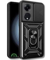 Hoesje voor Oppo A58 4G met Camera-Slider Kickstand