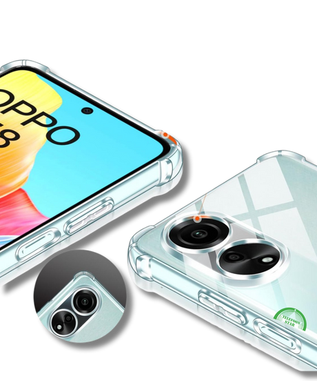 Hoesje voor Oppo A58 4G Transparant Anti-Shock