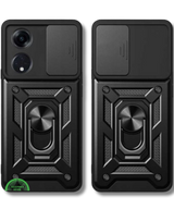 Hoesje voor Oppo A58 4G met Camera-Slider Kickstand