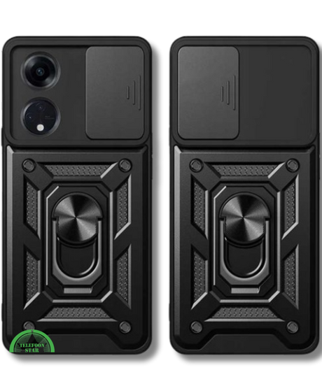 Hoesje voor Oppo A58 4G met Camera-Slider Kickstand
