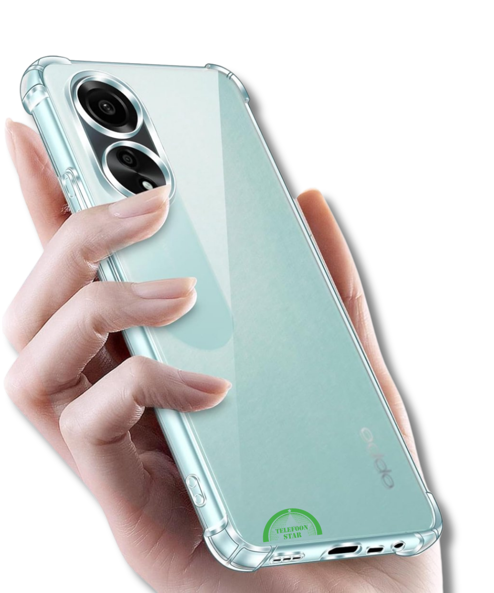 Hoesje voor Oppo A58 4G Transparant Anti-Shock