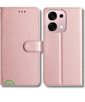 Bookcase Oppo A6 Pro Roze Stijlvolle Bescherming en strak