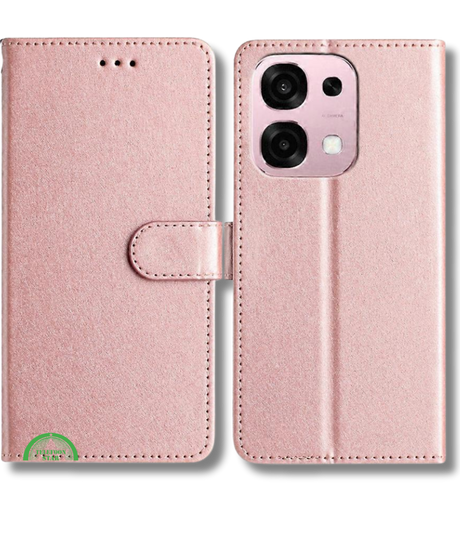 Bookcase Oppo A6 Pro Roze Stijlvolle Bescherming en strak