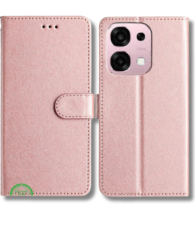 Bookcase Oppo A6 Pro Roze Stijlvolle Bescherming en strak