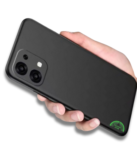 Zwart Hoesje voor OPPO A6 Pro Slank Flexibel & Krasbestendig
