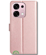 Bookcase Oppo A6 Pro Roze Stijlvolle Bescherming en strak