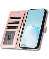 Bookcase Oppo A6 Pro Roze Stijlvolle Bescherming en strak