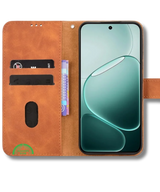 Bookcase Oppo A6 Pro Bruin Stijlvolle Bescherming en strak