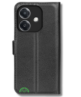 Bookcase Hoesje voor Oppo A60 Zwart Stijlvolle Bescherming