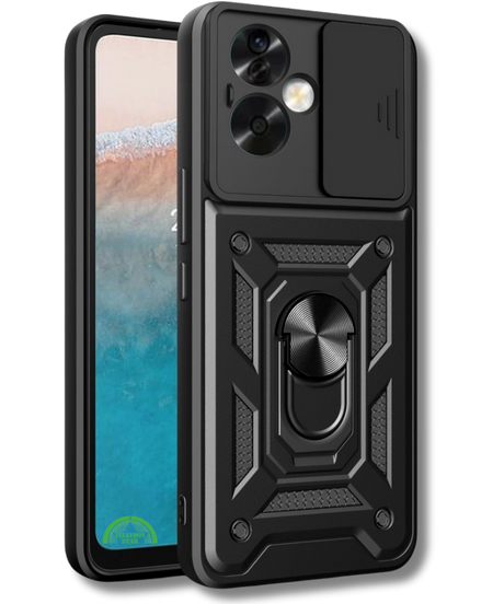 Hoesje voor Oppo A79 Zwart Shockproof stevige sluiting